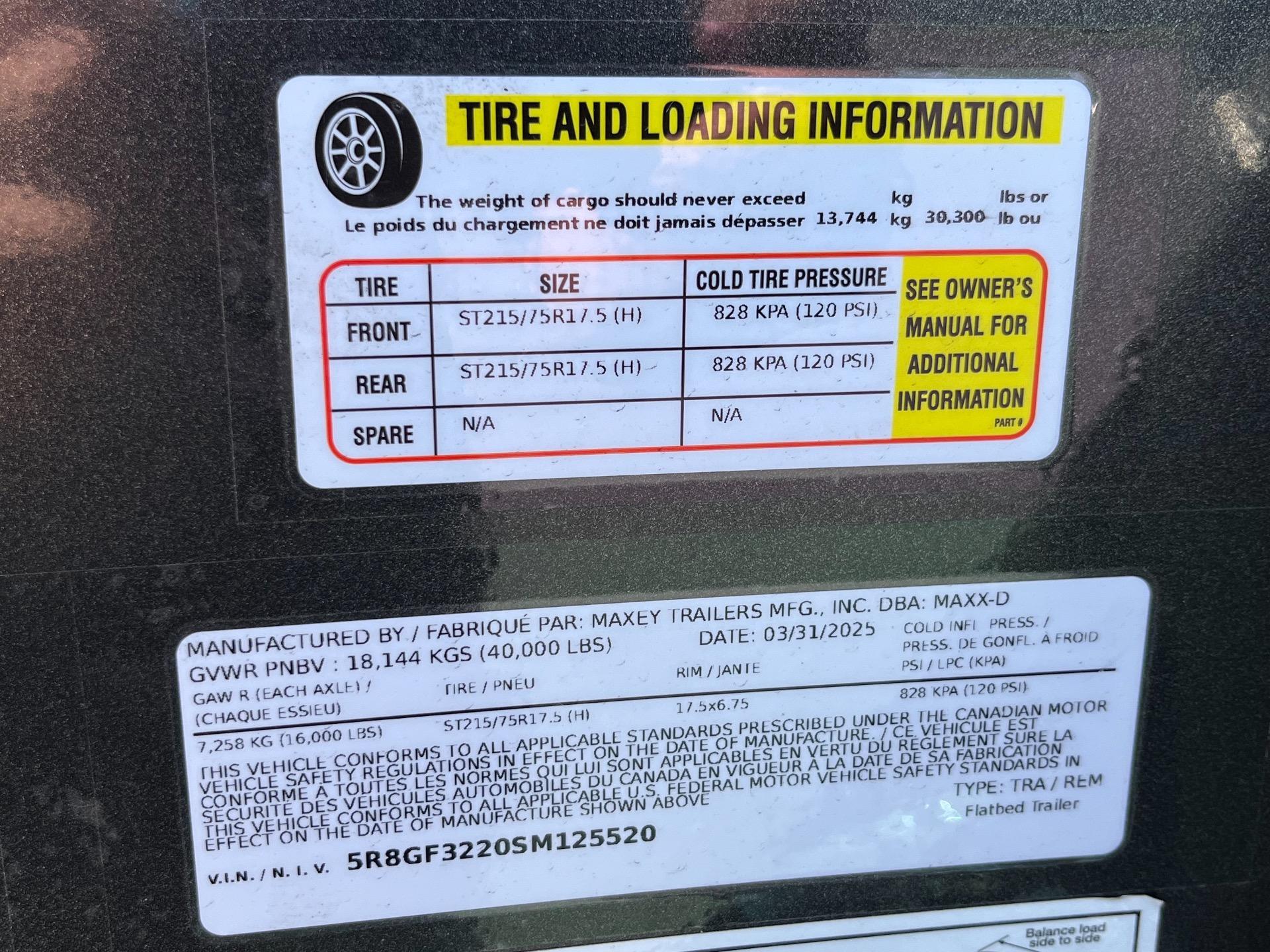 2025 MAXX-D LHX 8.5' x 32' 15