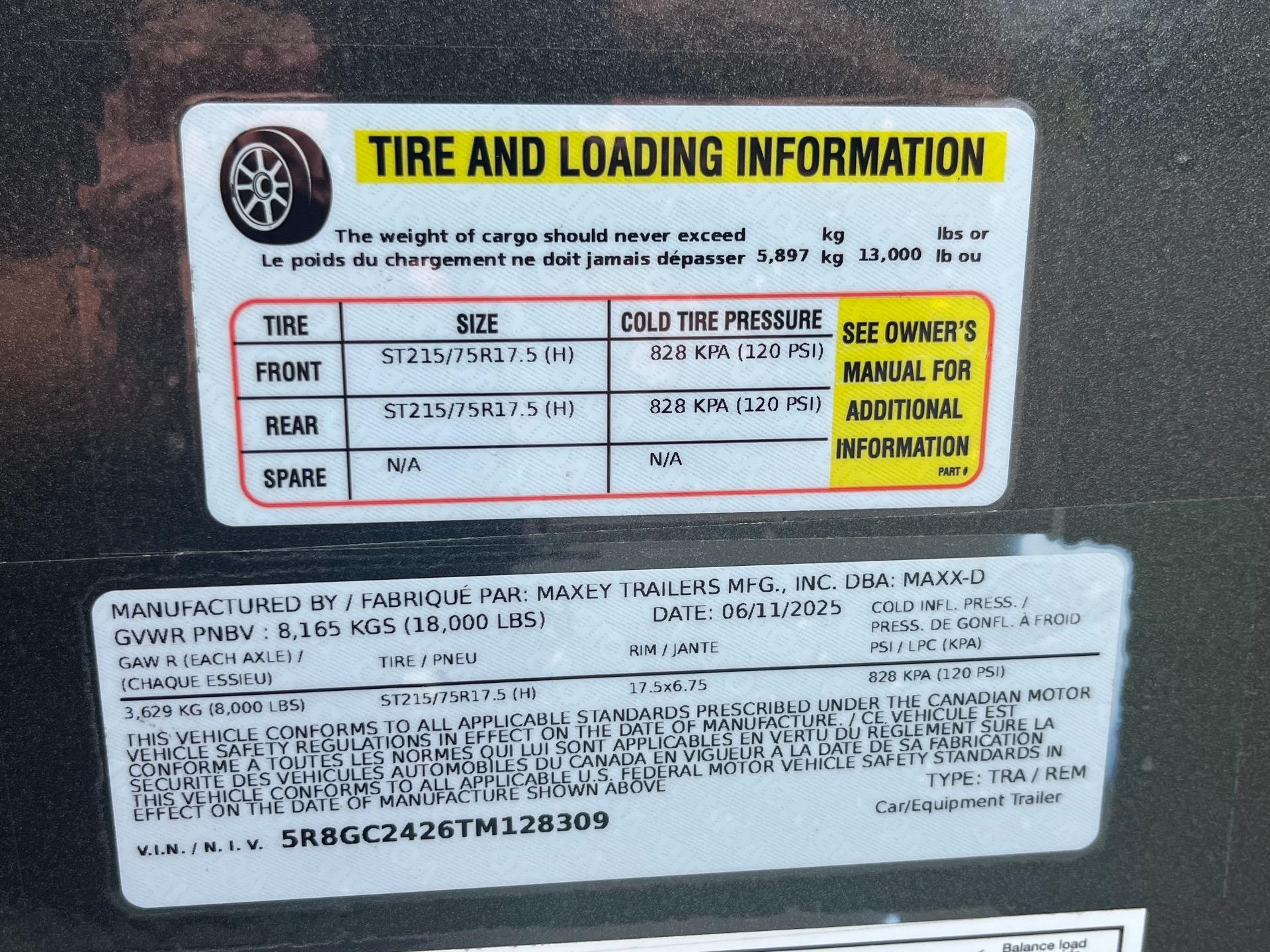 2026 MAXX-D T8X 8.5' x 24' 14