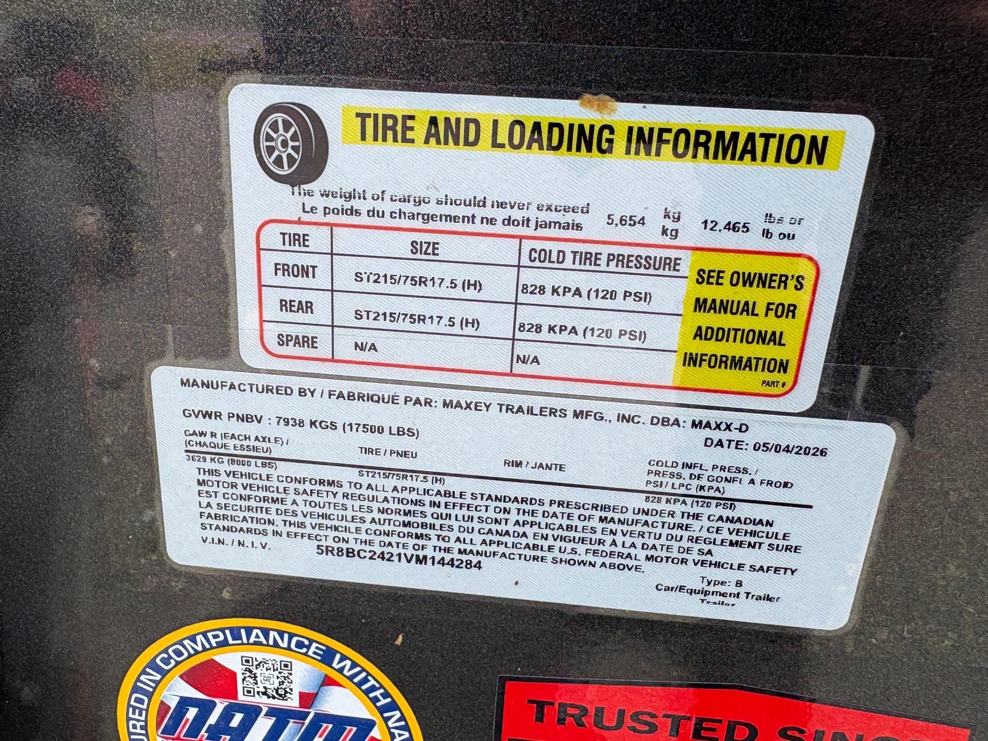 2027 MAXX-D H8X 8.5' x 24' 10
