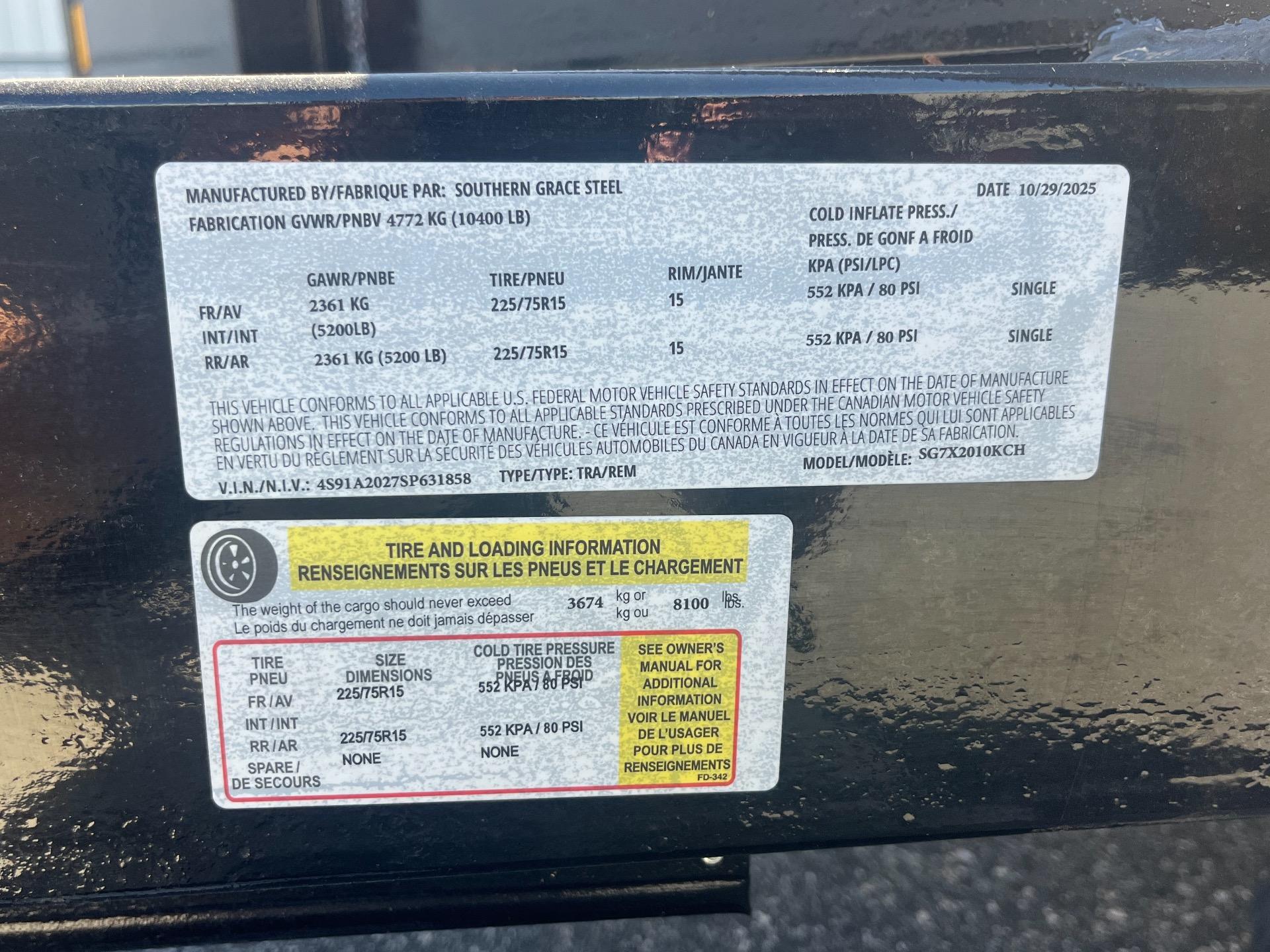 2025 Southern Grace 7' x 20' 9