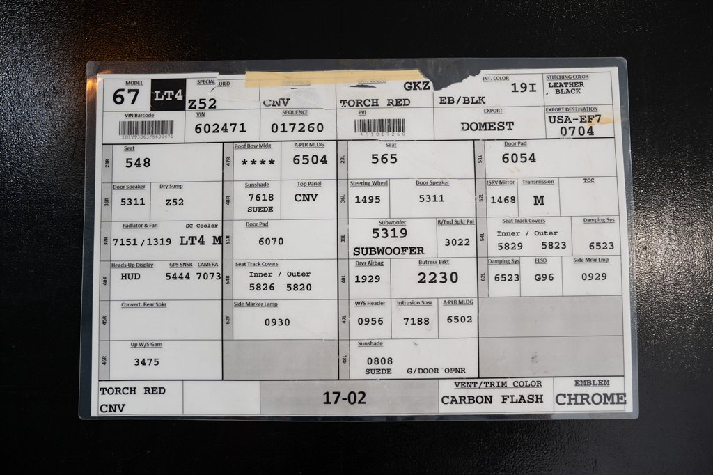 2015 Chevrolet Corvette 103