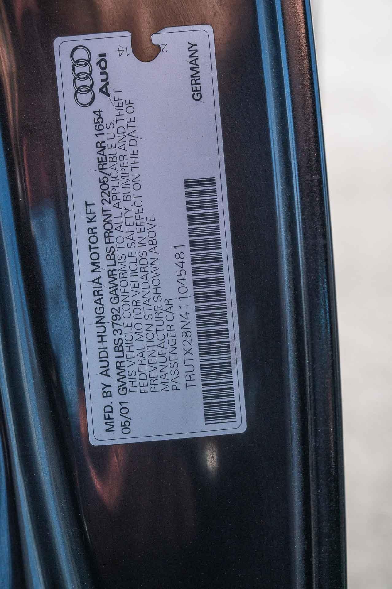 2001 Audi TT 69