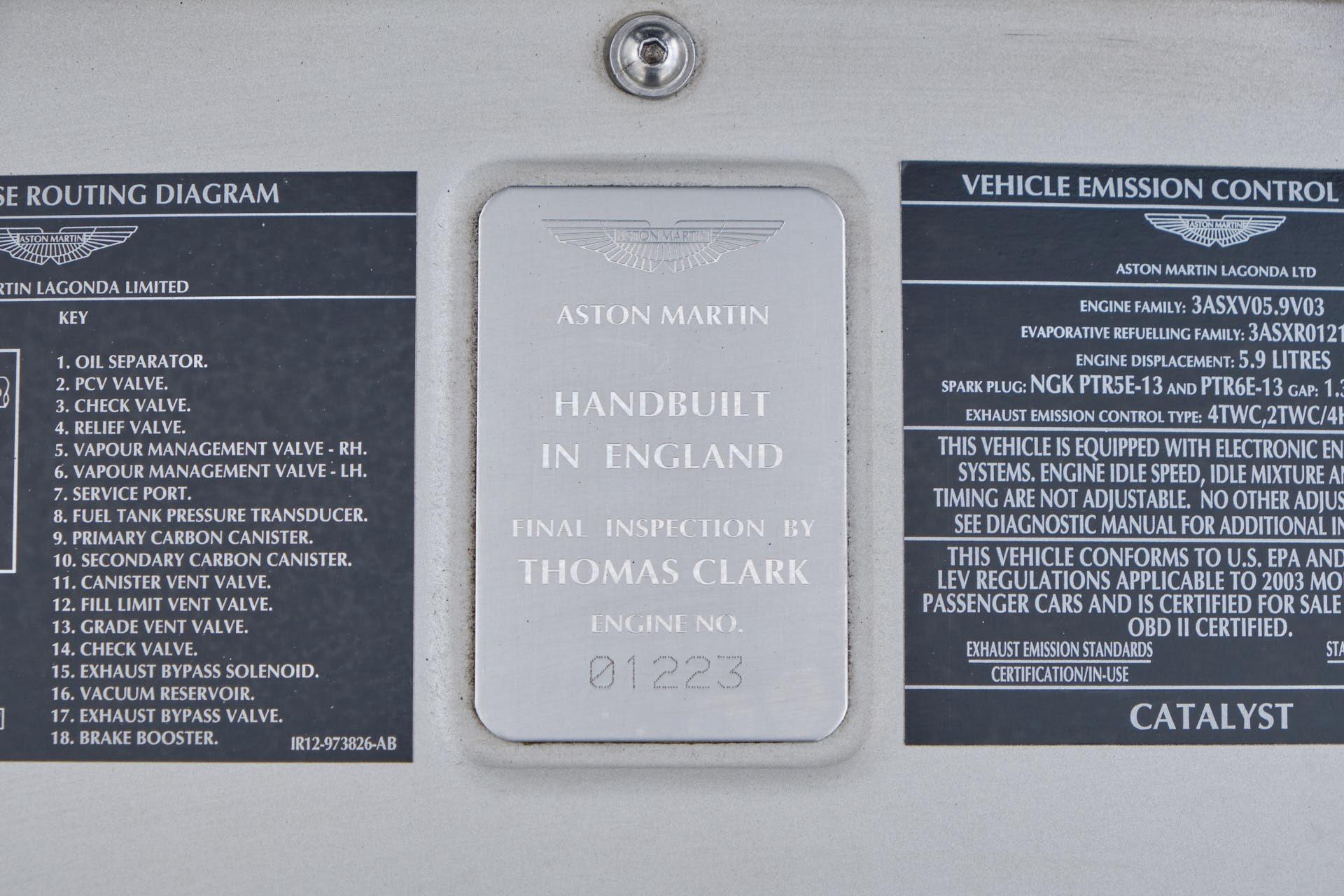 2003 Aston Martin Vanquish 42
