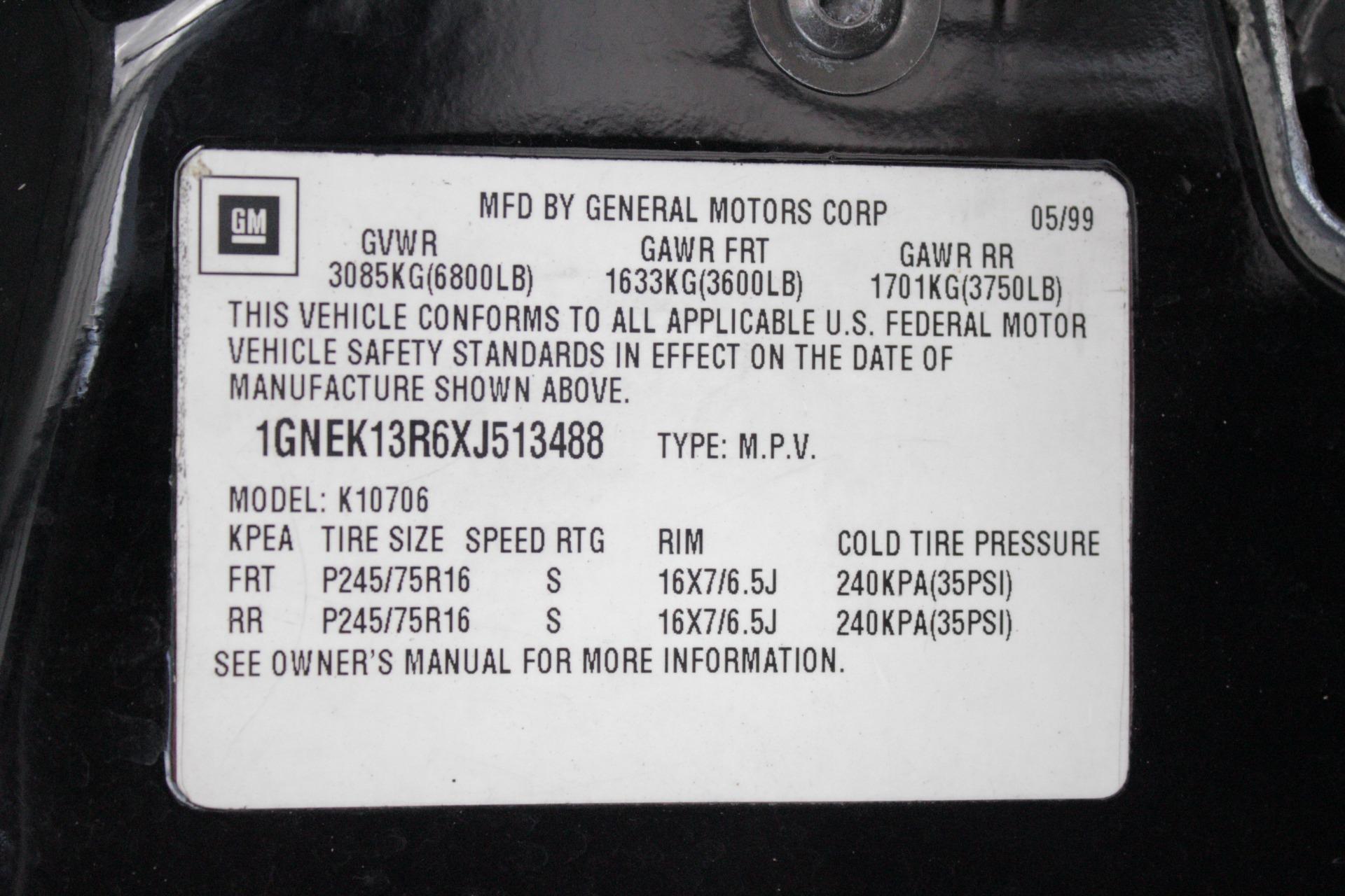 1999 Chevrolet Tahoe 52