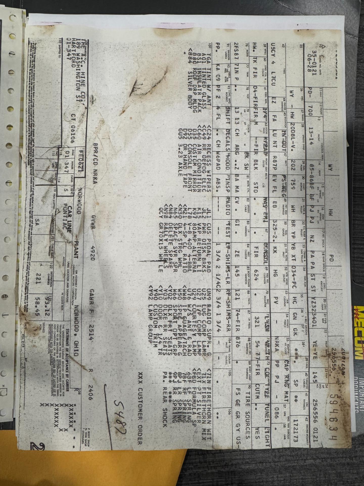 1976 Pontiac Formula 122