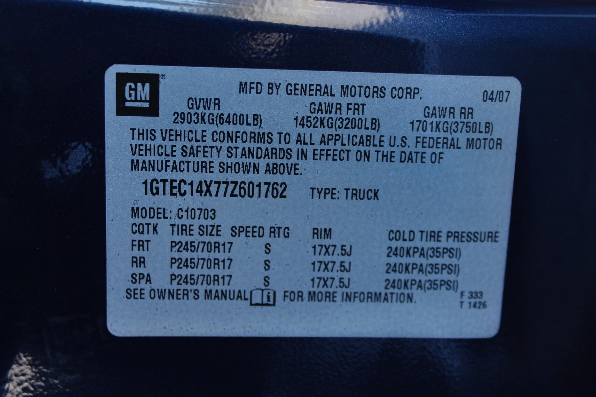 2007 GMC Sierra 1500 Pickup 51