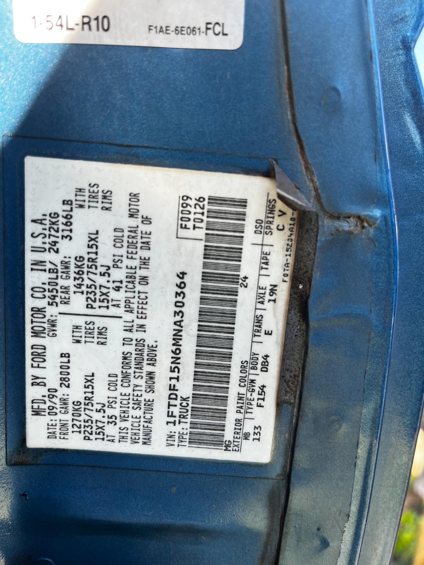 1991 Ford F150 91