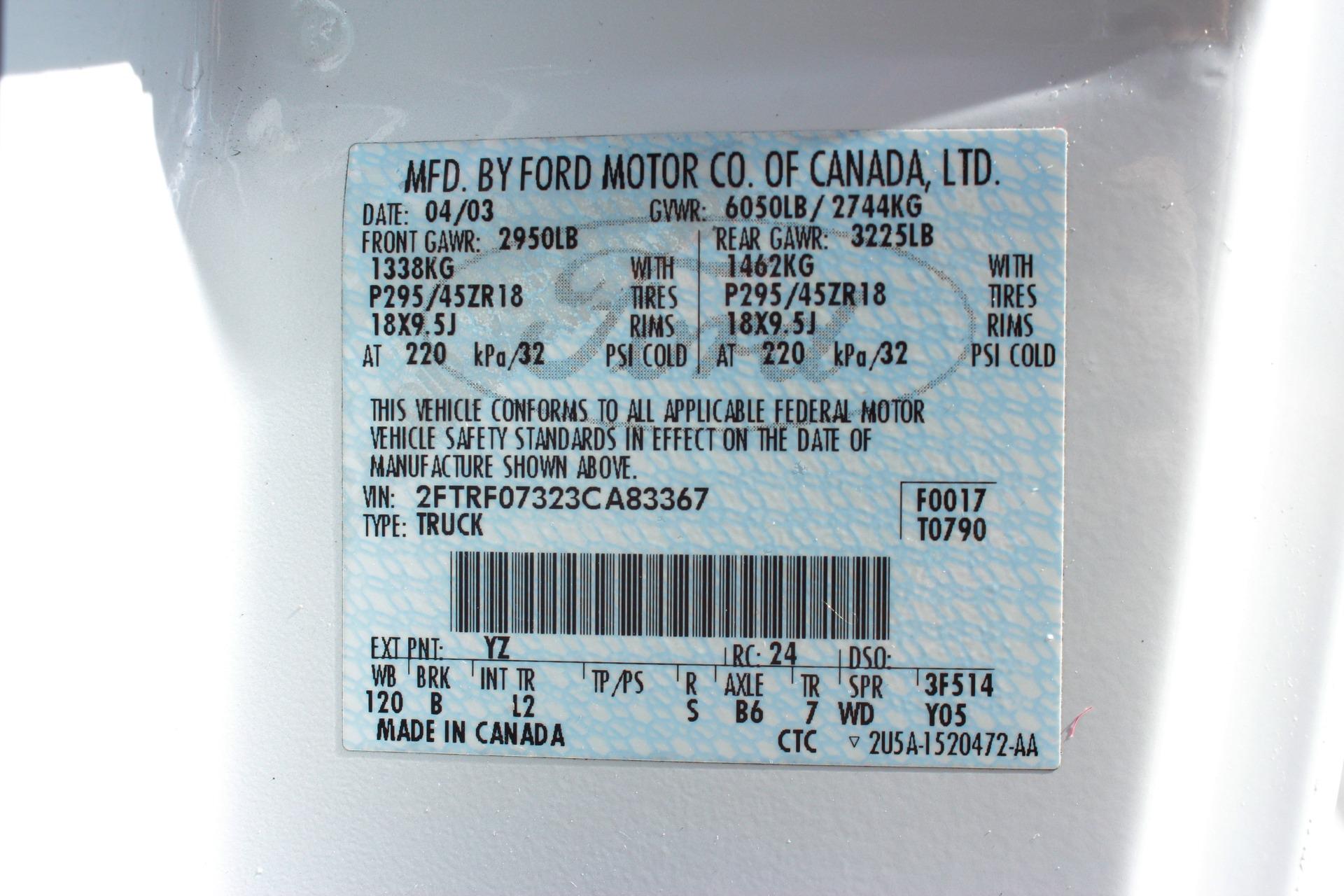 2003 Ford F150 53