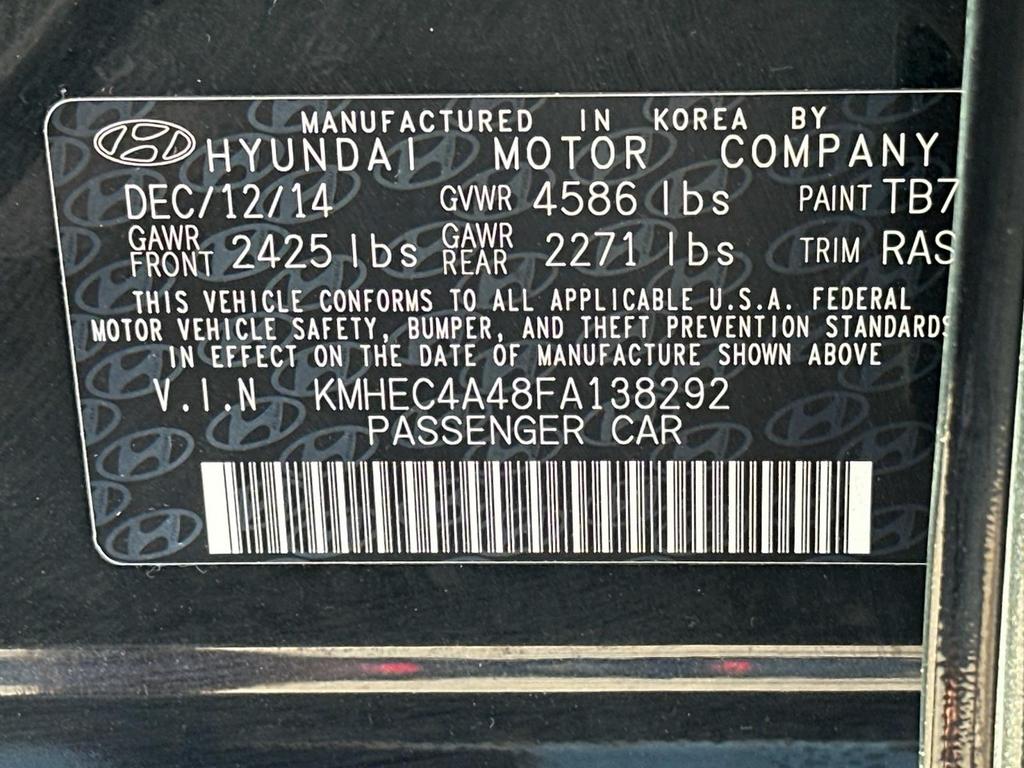 2015 Hyundai Sonata Hybrid Base photo 21