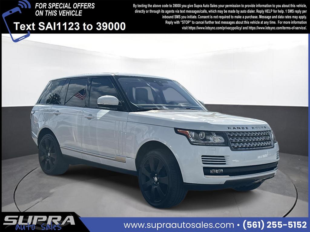 2017 Land Rover Range Rover Supercharged