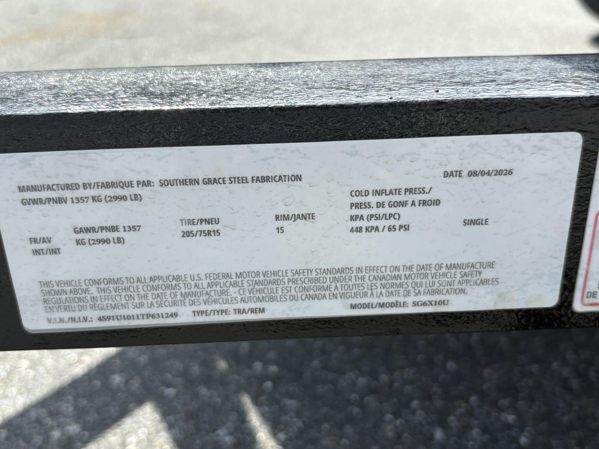 2026 Sg Trailer Sales And Rentals Sg Trailer Sales And Rentals - $1,700