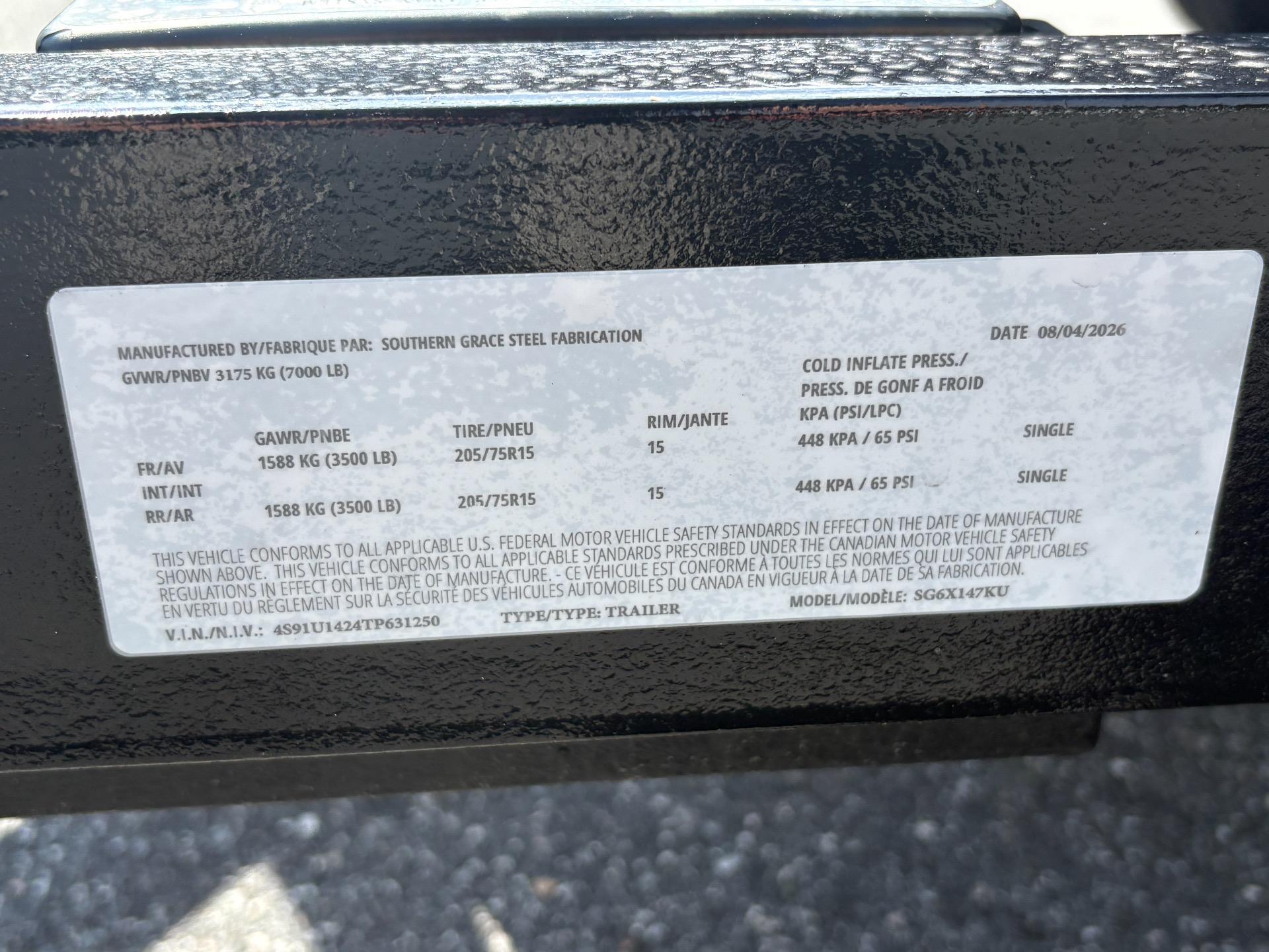 2026 Sg Trailer Sales And Rentals Sg Trailer Sales And Rentals - $3,700
