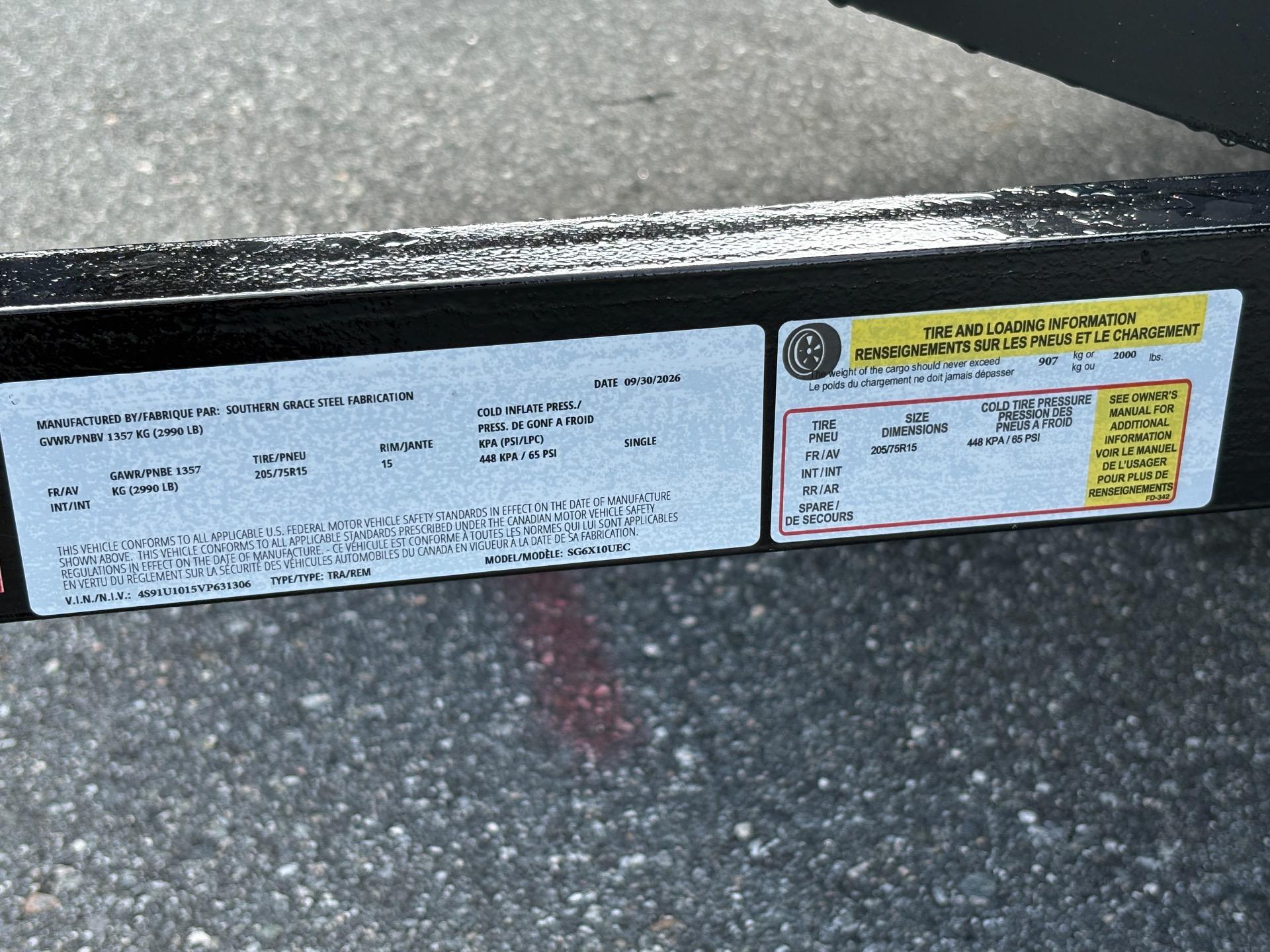 2027 Sg Trailer Sales And Rentals Sg Trailer Sales And Rentals - $1,700