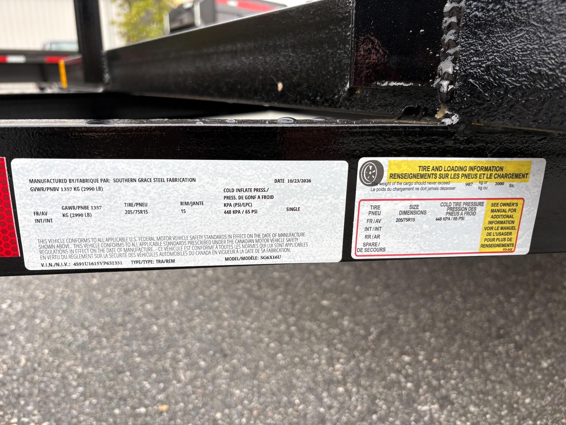 2027 Sg Trailer Sales And Rentals Sg Trailer Sales And Rentals - $2,300