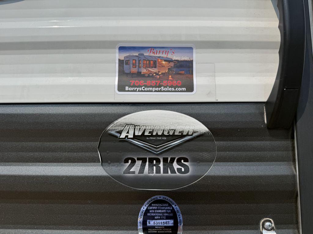 2019 Prime Time Avenger 27rks - $13,900