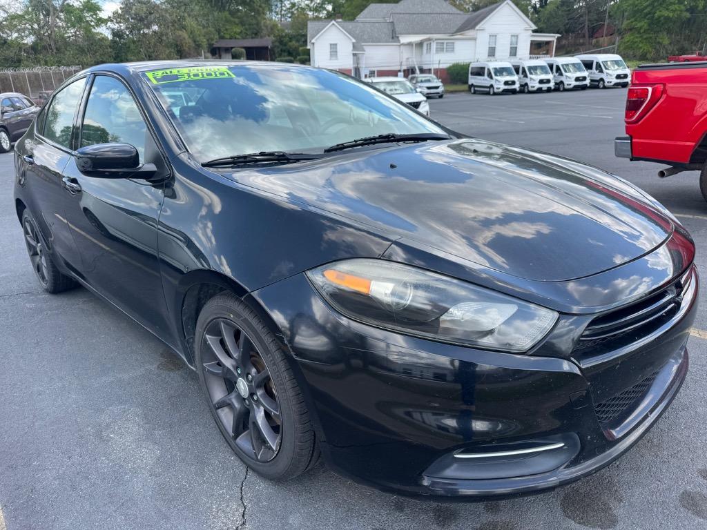 Black 2015 Dodge Dart SE FWD Sedan Front-Wheel Drive Automatic