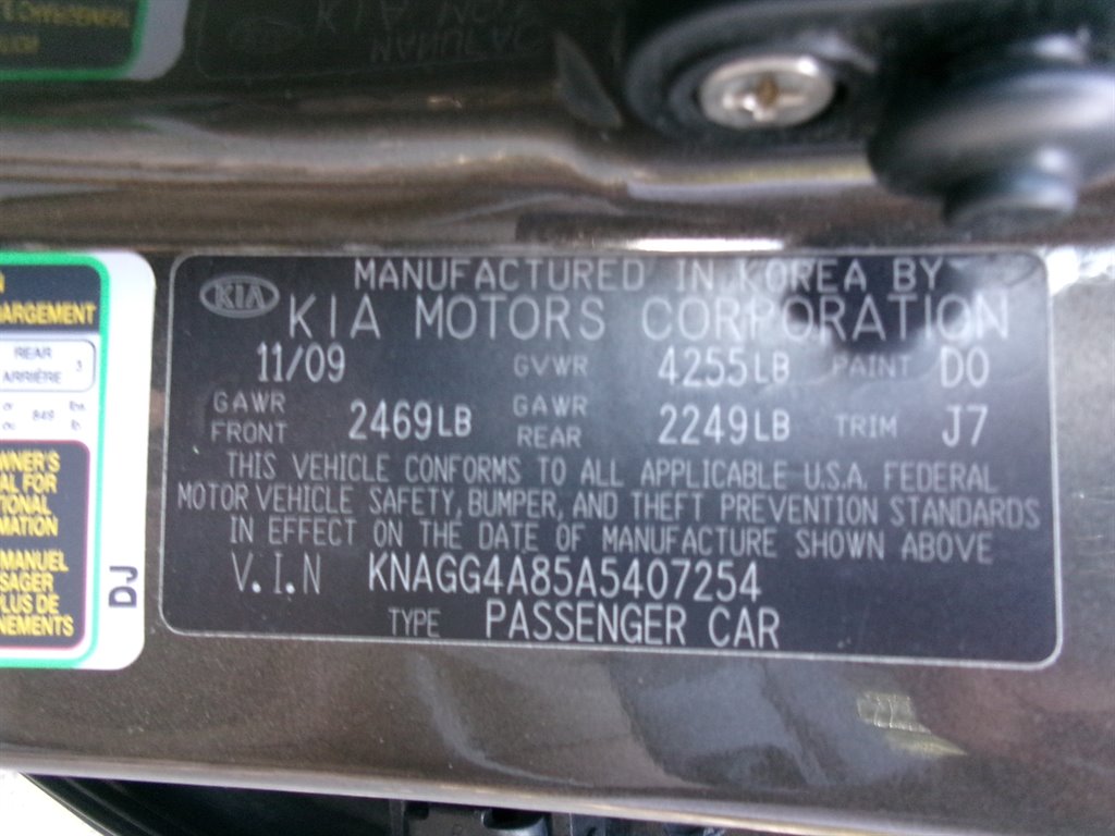 2010 Kia Optima - $6,995