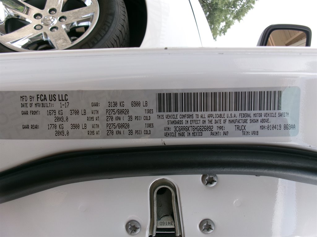 2017 Ram 1500 - $22,995