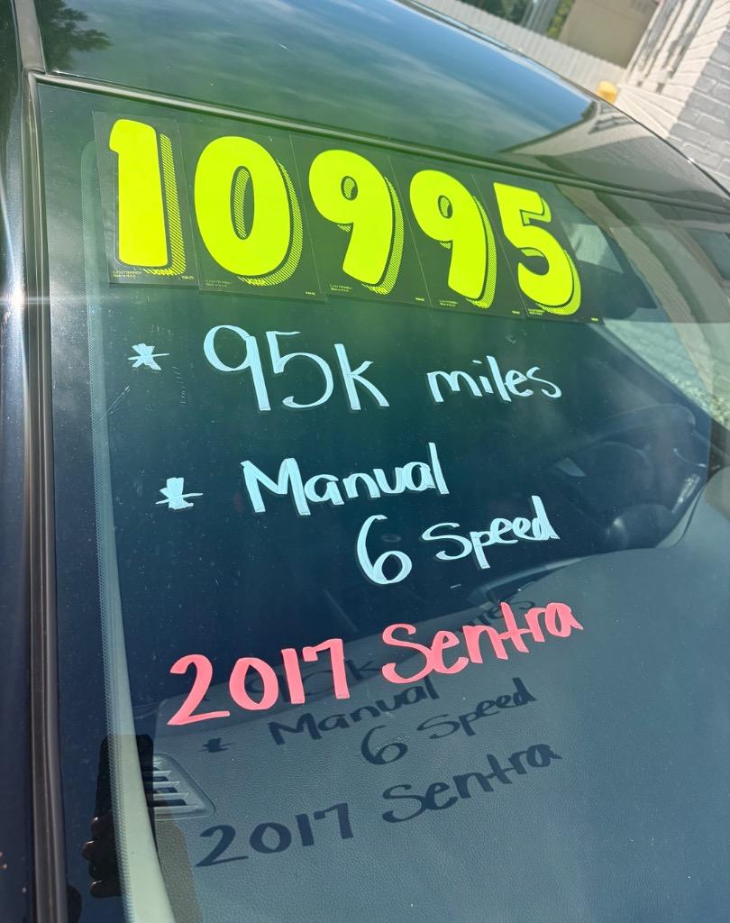 2017 Nissan Sentra - $10,995