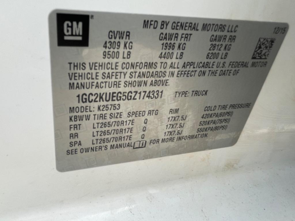 2016 Chevrolet Silverado 2500 W/T photo