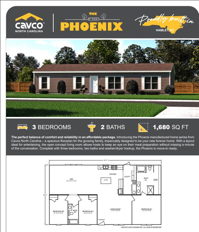 2026 Cavco Phoenix 32x56