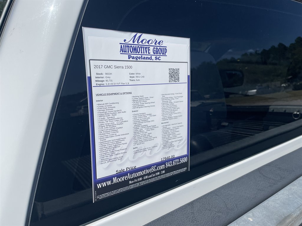 2017 GMC Sierra 1500 - $16,940