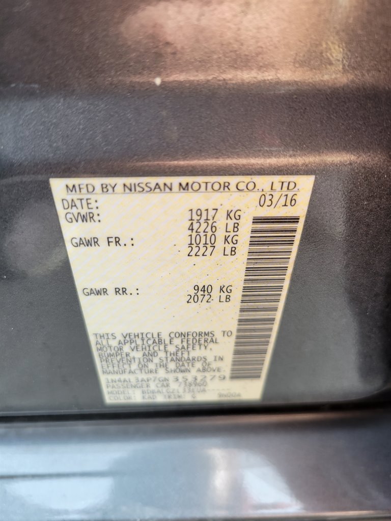 2016 Nissan Altima