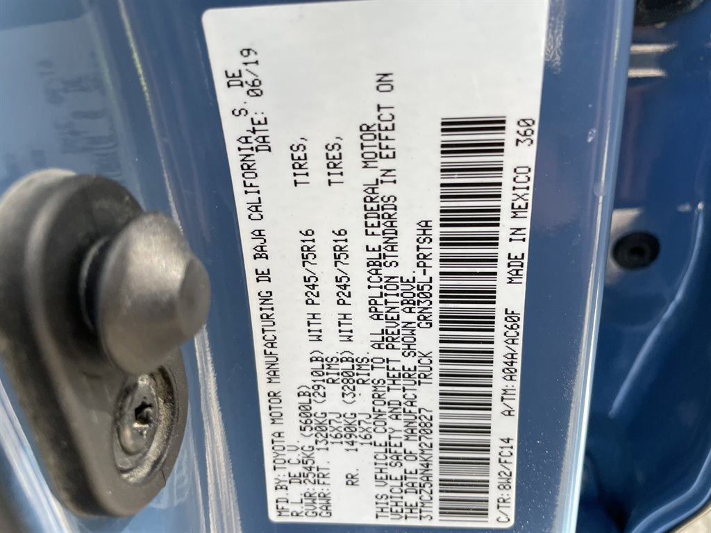 2019 Toyota Tacoma
