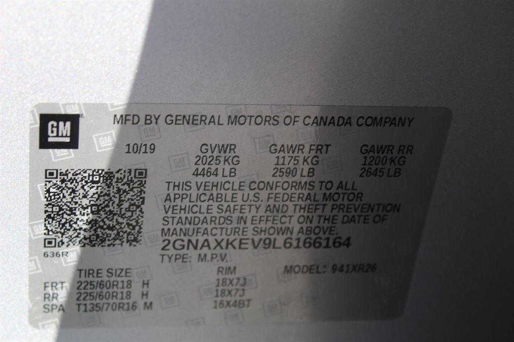2020 Chevrolet Equinox LT photo