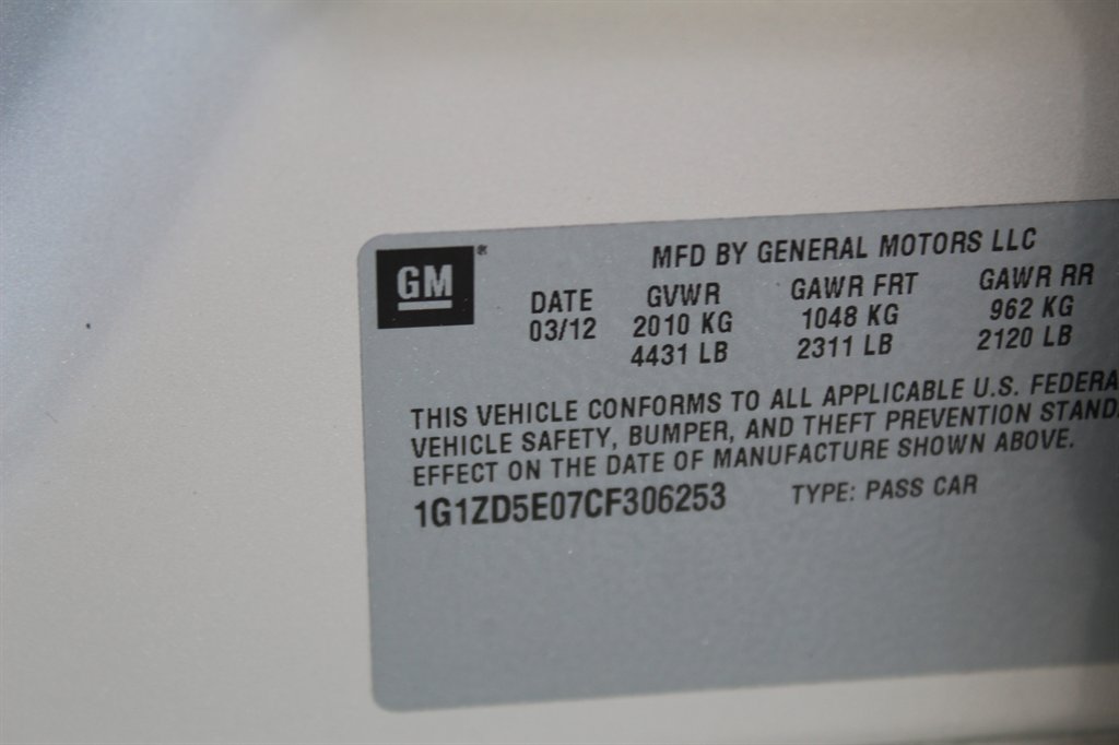 2012 Chevrolet Malibu LT photo