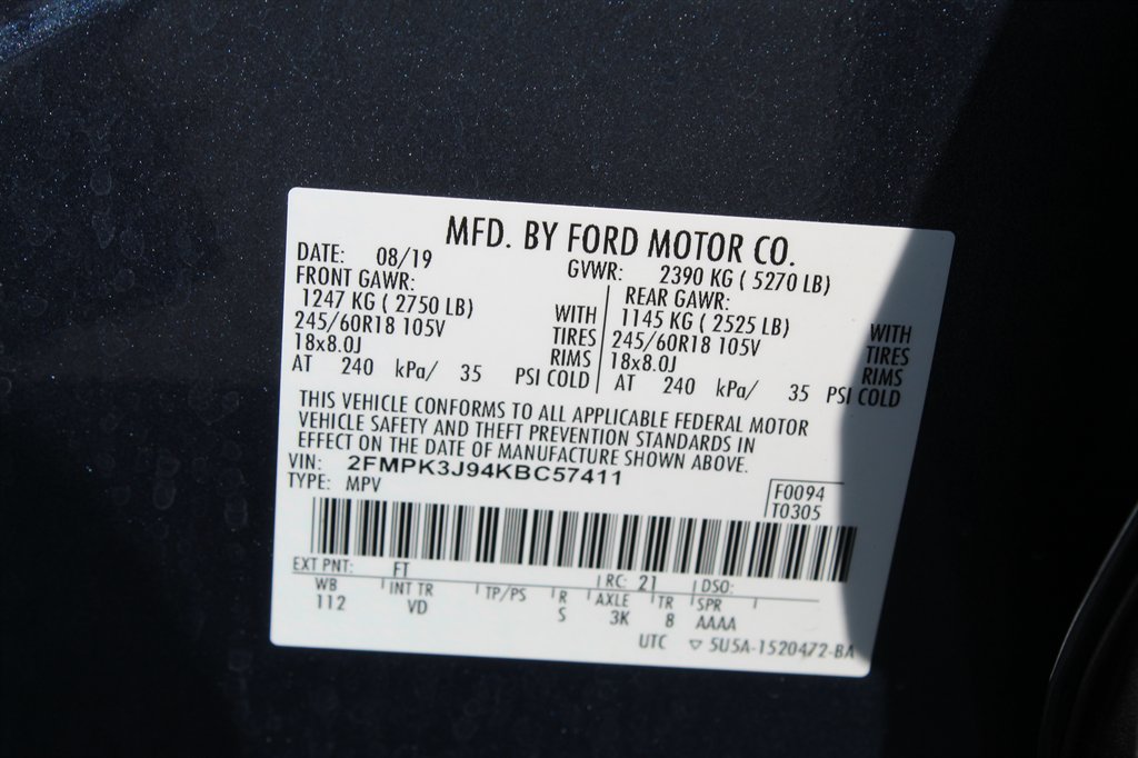 2019 Ford Edge - $13,500