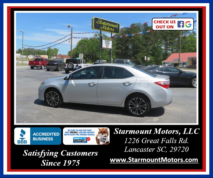 2014 Toyota Corolla - $7,599