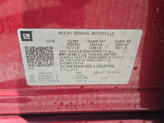 2018 Chevrolet Traverse