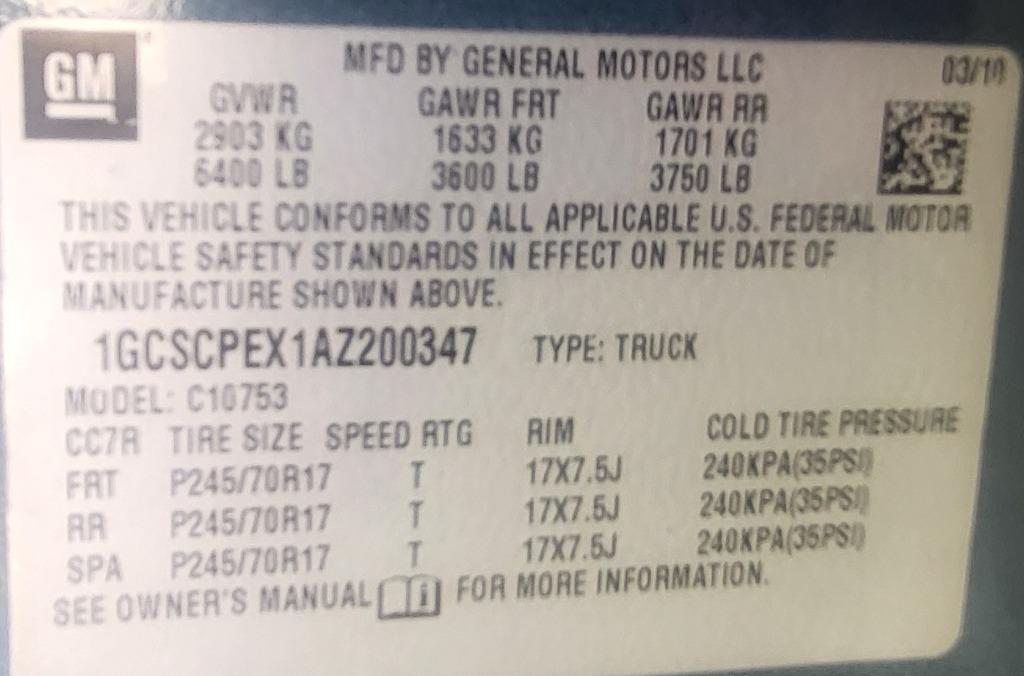 2010 Chevrolet Silverado 1500 Work Truck photo