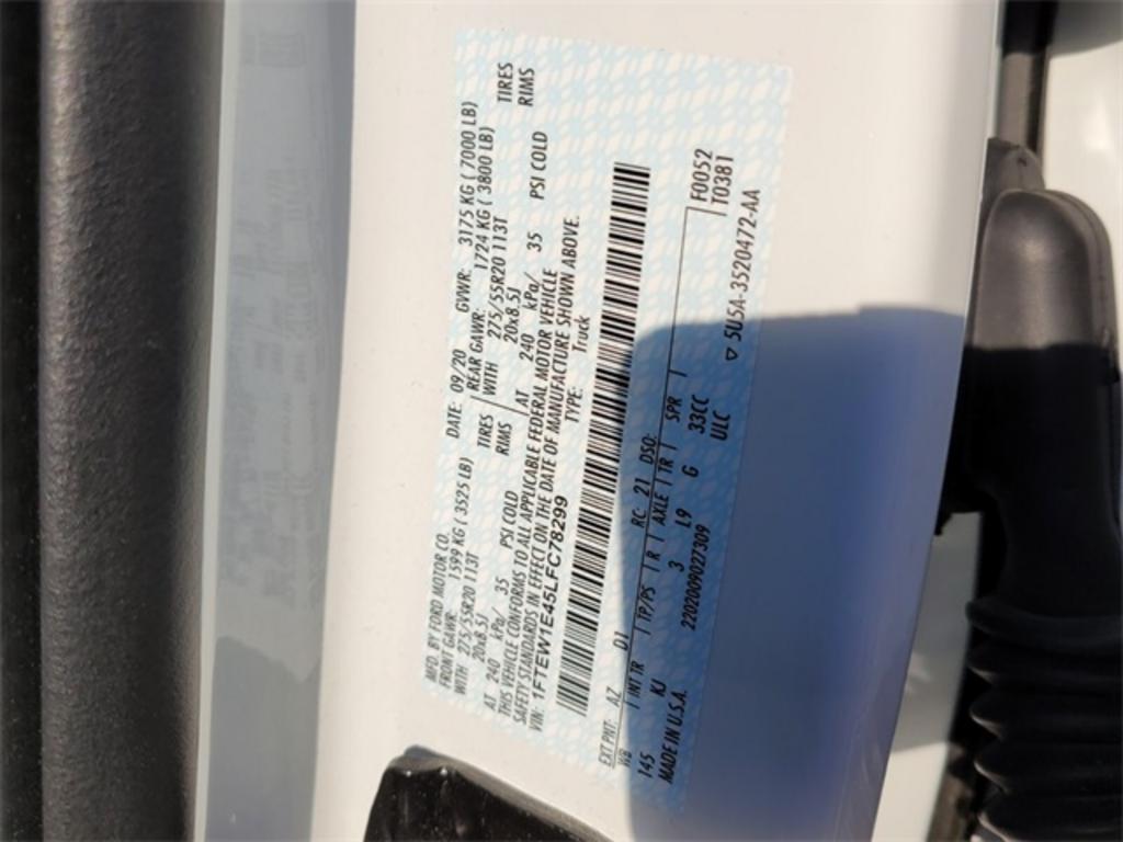 2020 Ford F-150 - $50,500