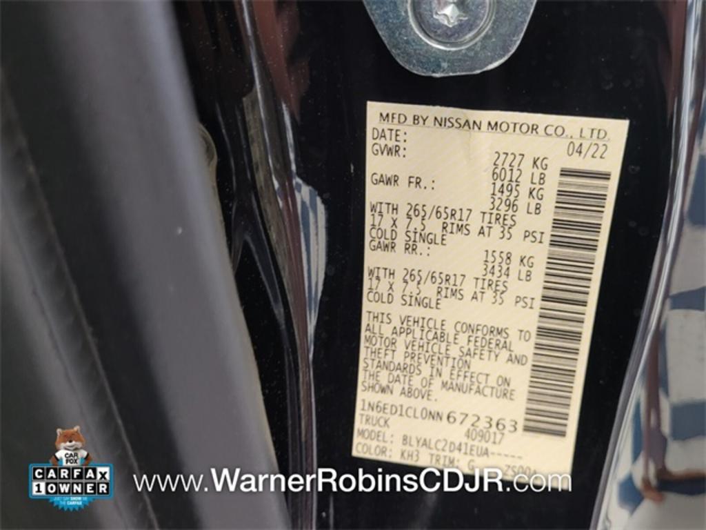 2022 Nissan Frontier - $31,500