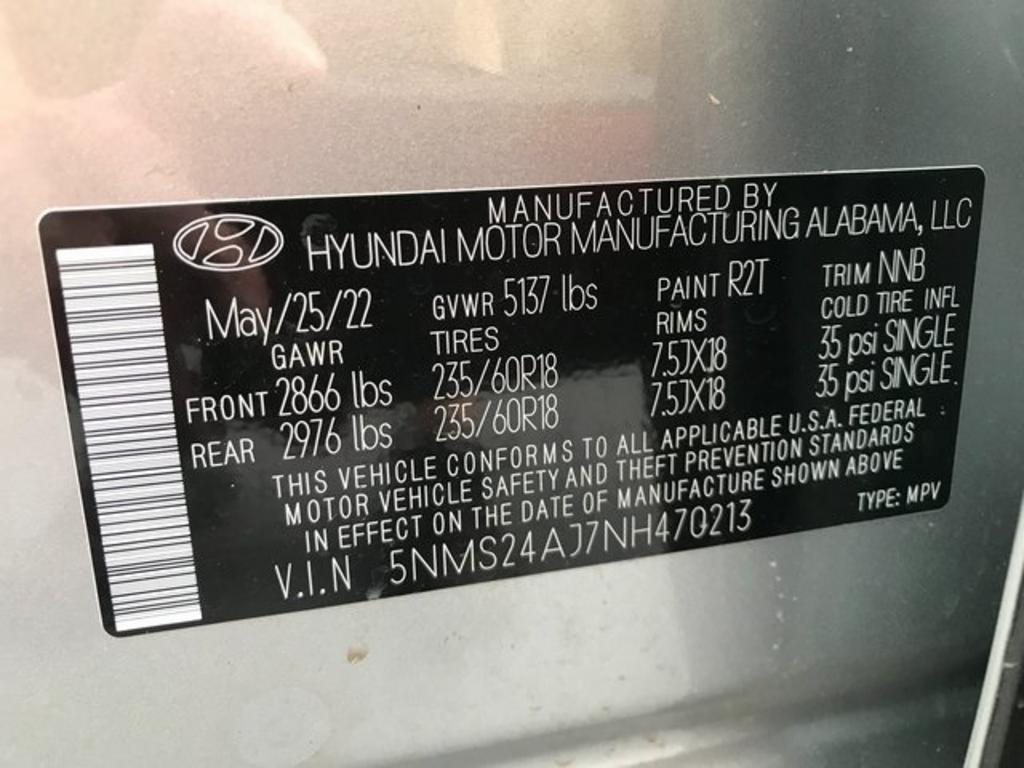 2022 Hyundai Santa Fe - $28,500
