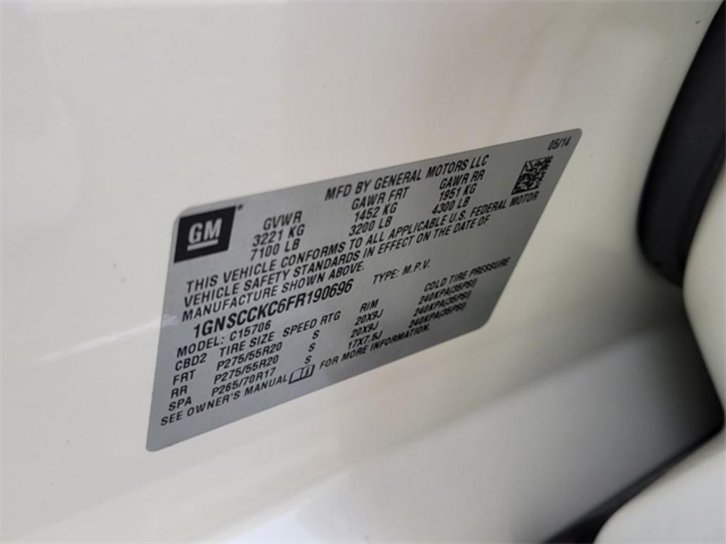 2015 Chevrolet Tahoe LTZ photo