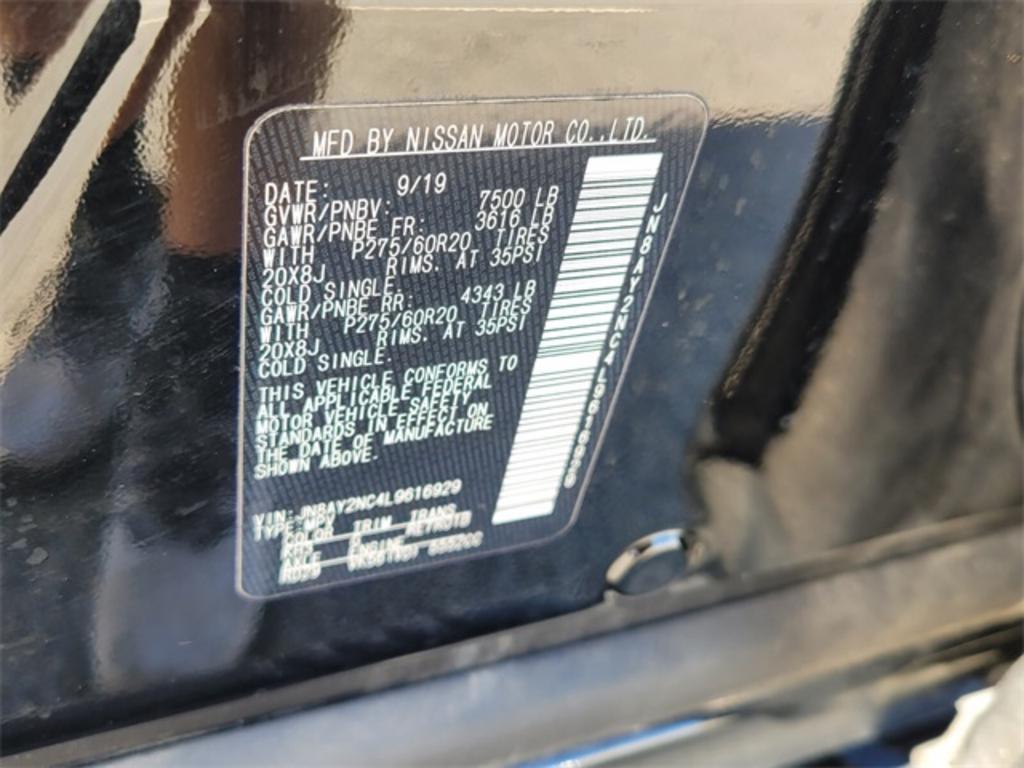 2020 Nissan Armada - $29,500