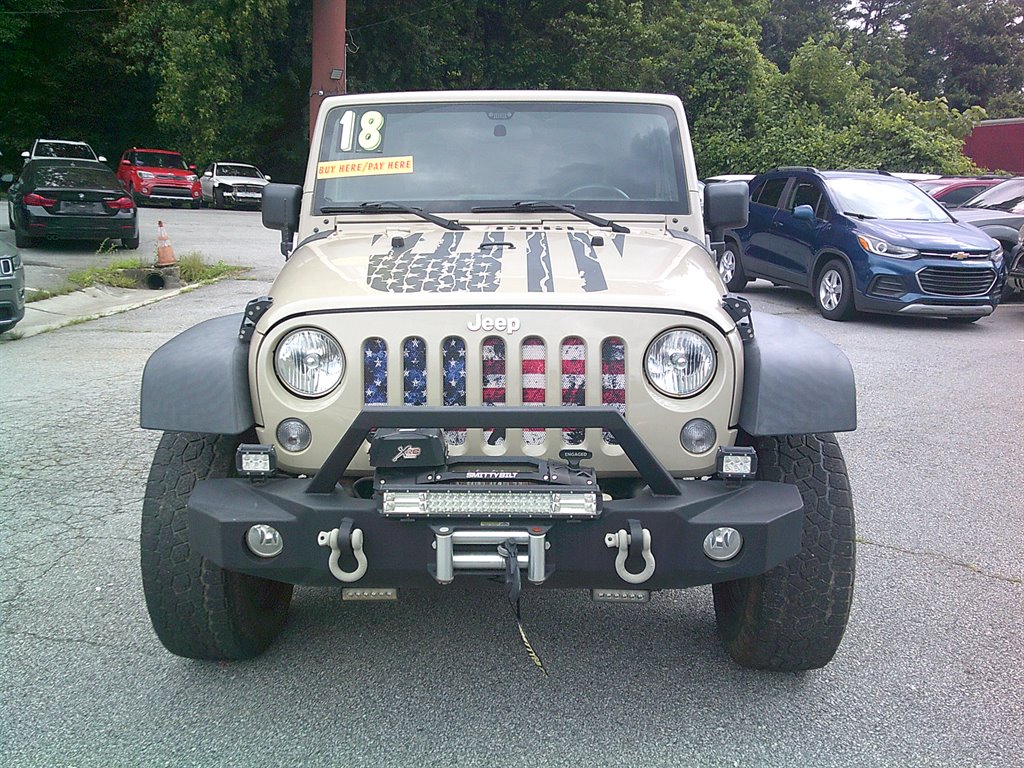 2018 Jeep Wrangler - $18,495