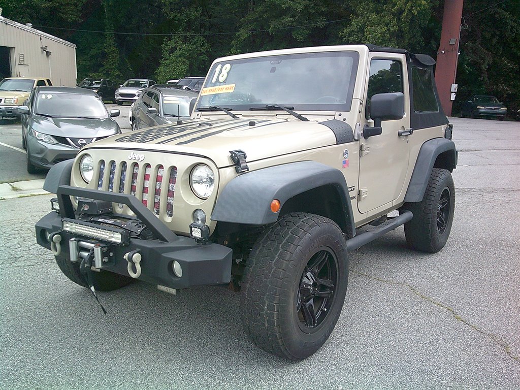 2018 Jeep Wrangler - $18,495
