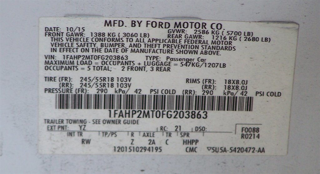 2015 Ford Taurus - $12,990