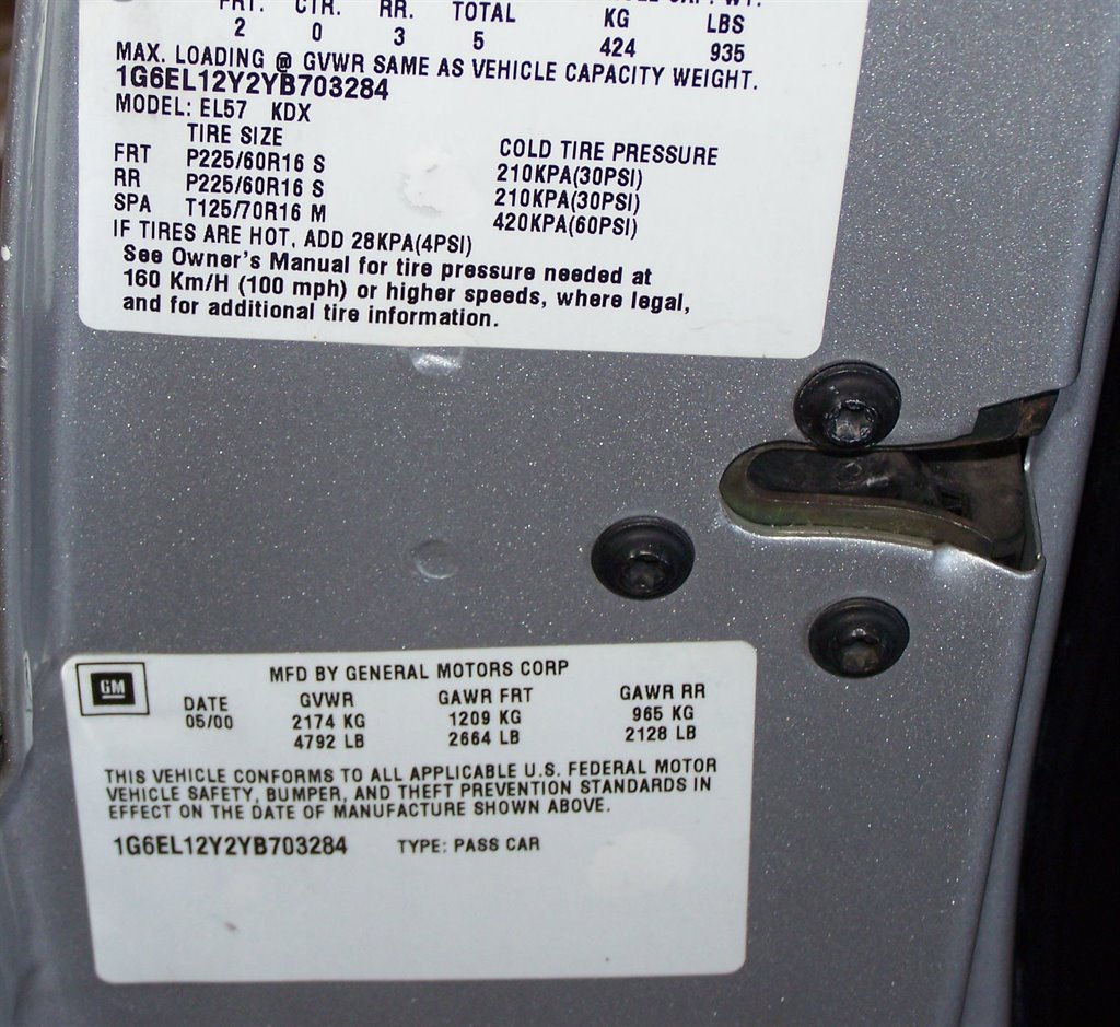2000 Cadillac Eldorado ESC photo