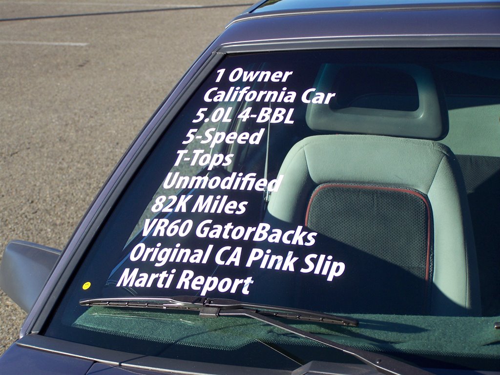 1985 Mercury Capri - $26,890