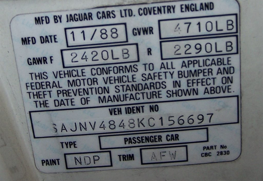 1989 Jaguar XJ-Series XJS photo