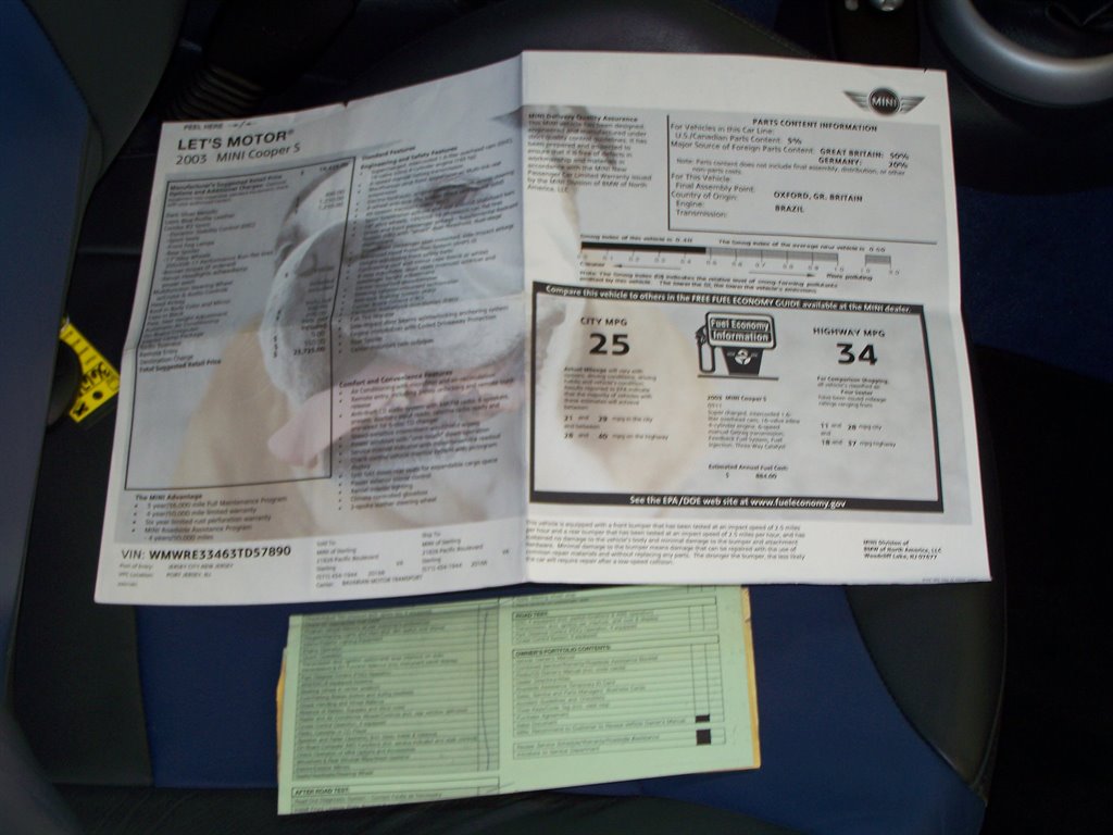 2003 MINI Cooper S photo