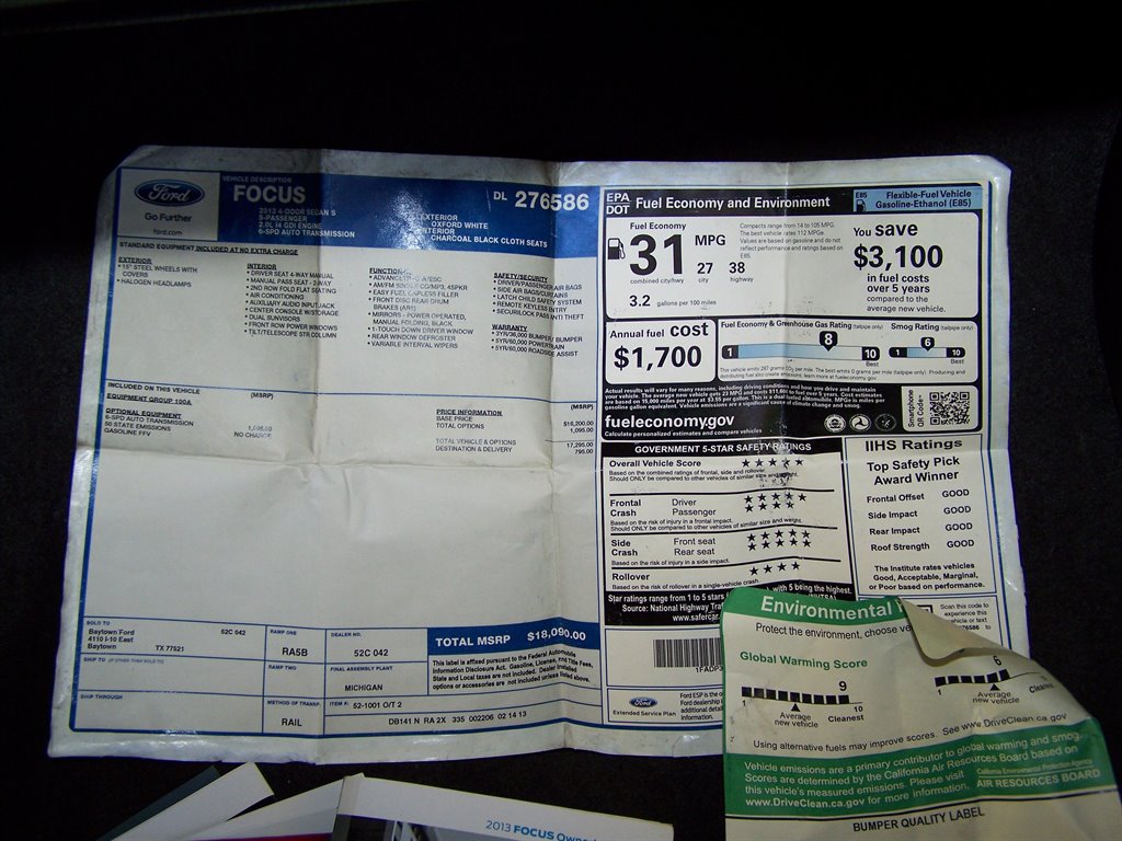 2013 Ford Focus - $7,990