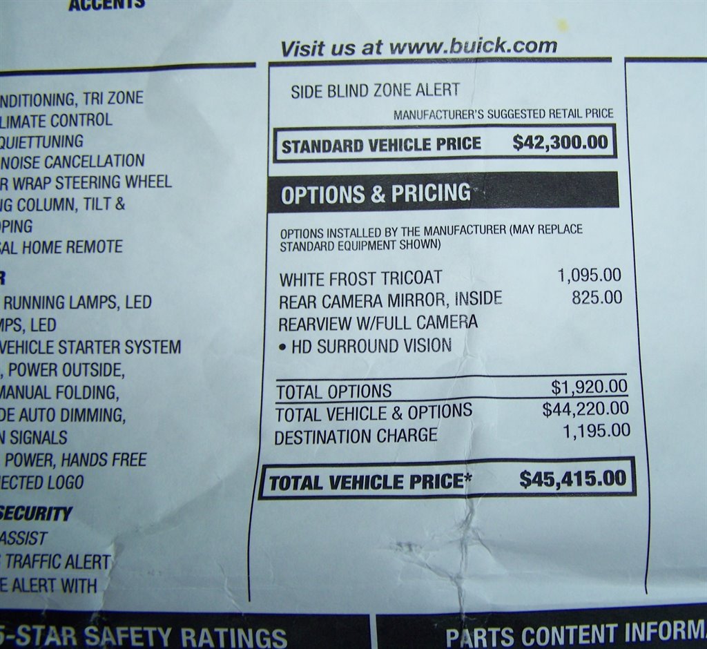 2021 Buick Enclave - $29,890