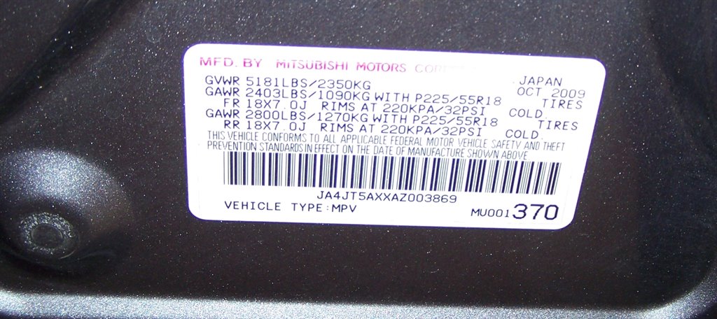 2010 Mitsubishi Outlander - $12,890