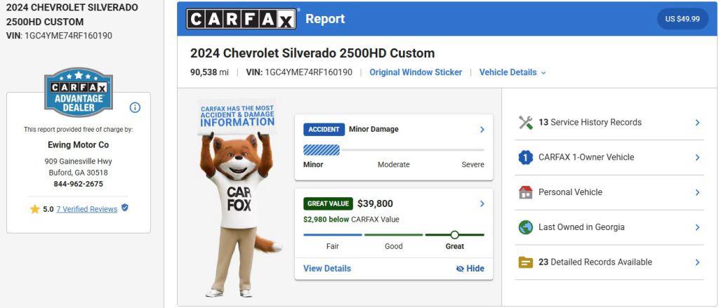 2024 Chevrolet Silverado Hd - $39,500
